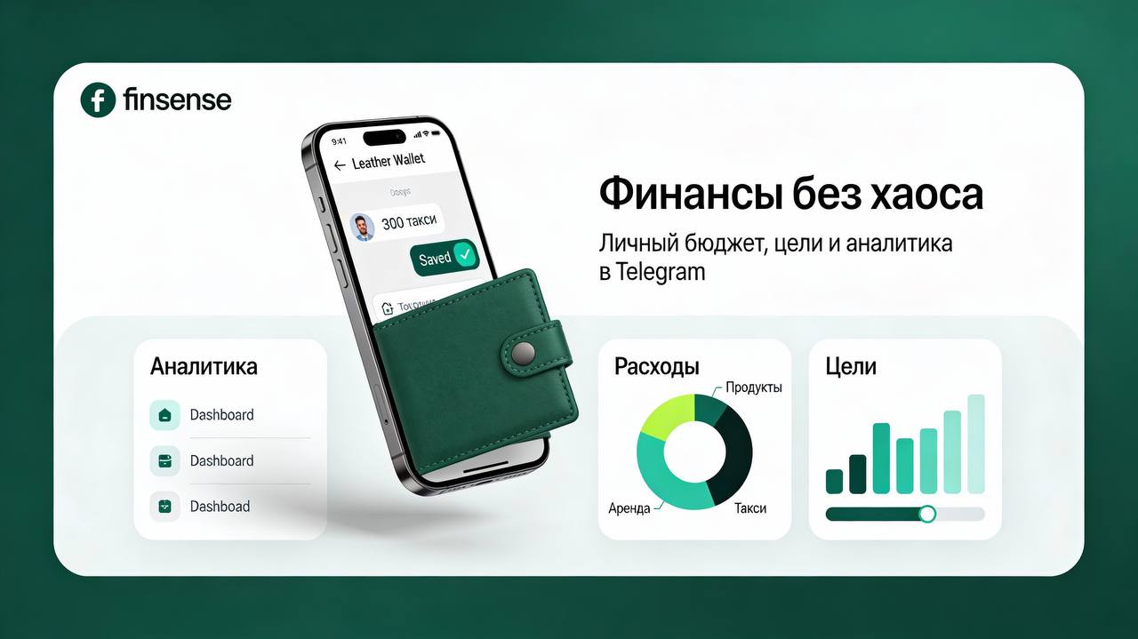 "Finsense" - телеграм бот для ведения финансов