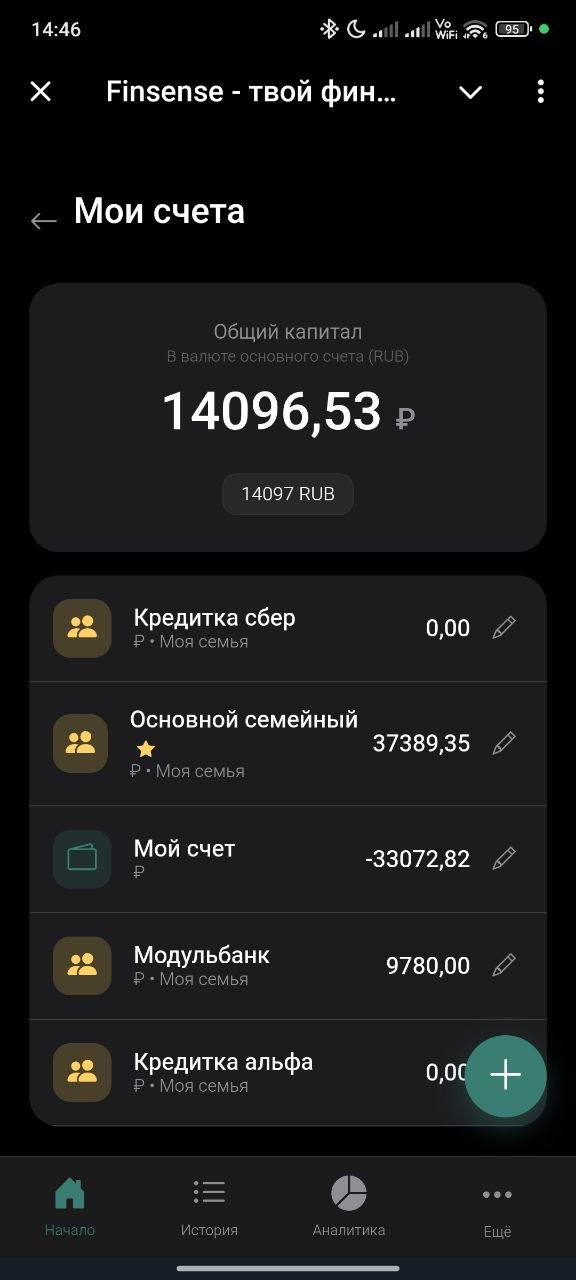 "Finsense" - телеграм бот для ведения финансов